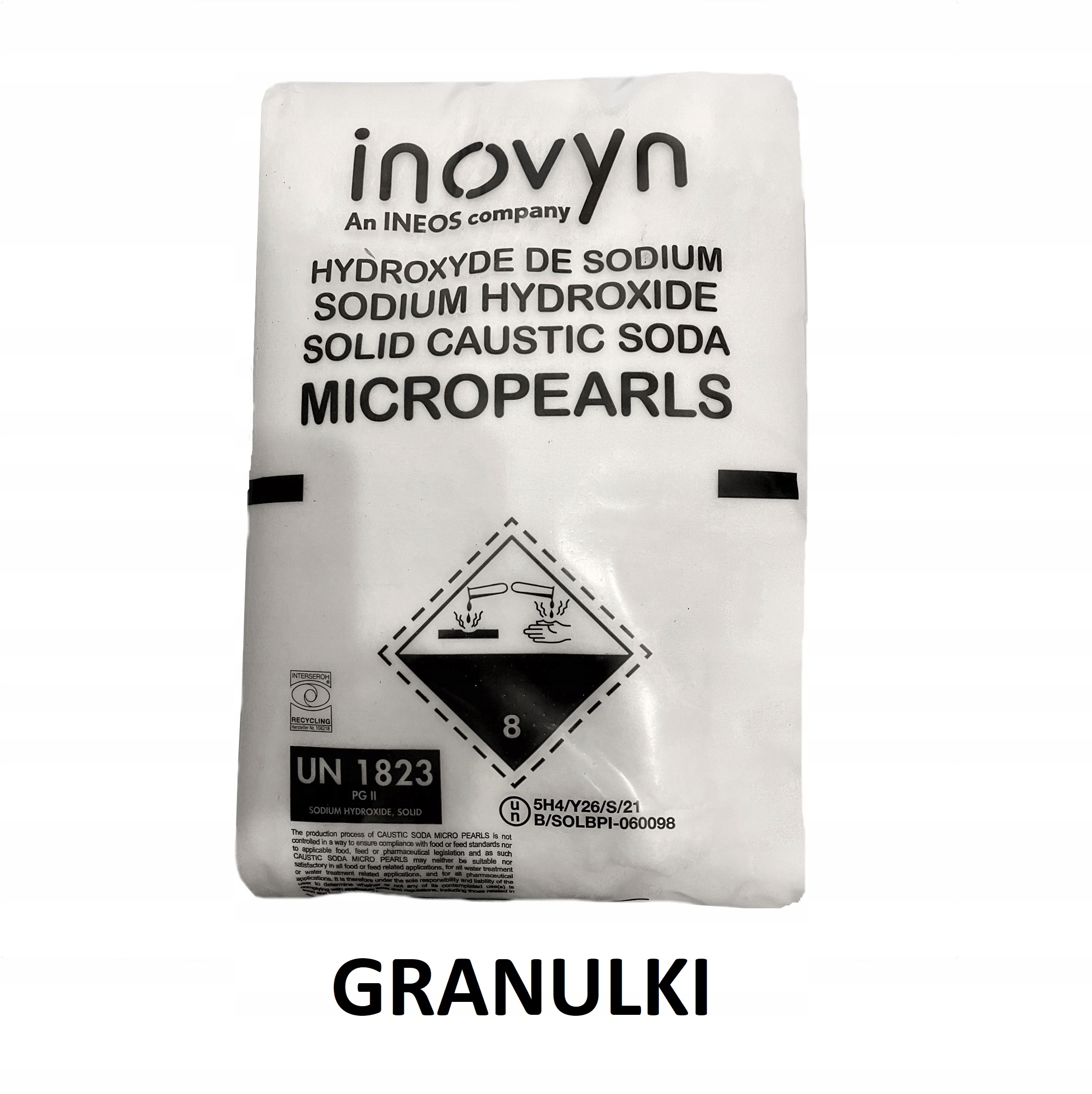 HYDROXID SODNÝ KAUSICKÁ SÓDA GRANULY - 25 KG